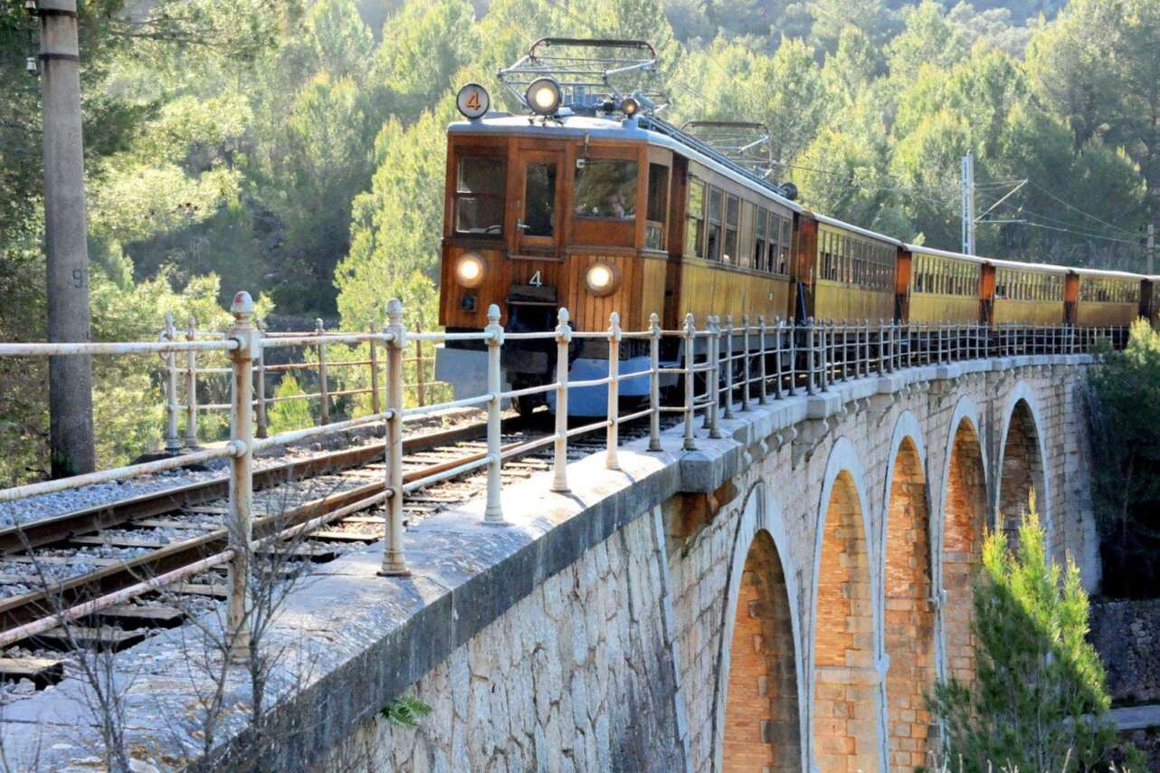 Tren de Sóller mallorca-karte